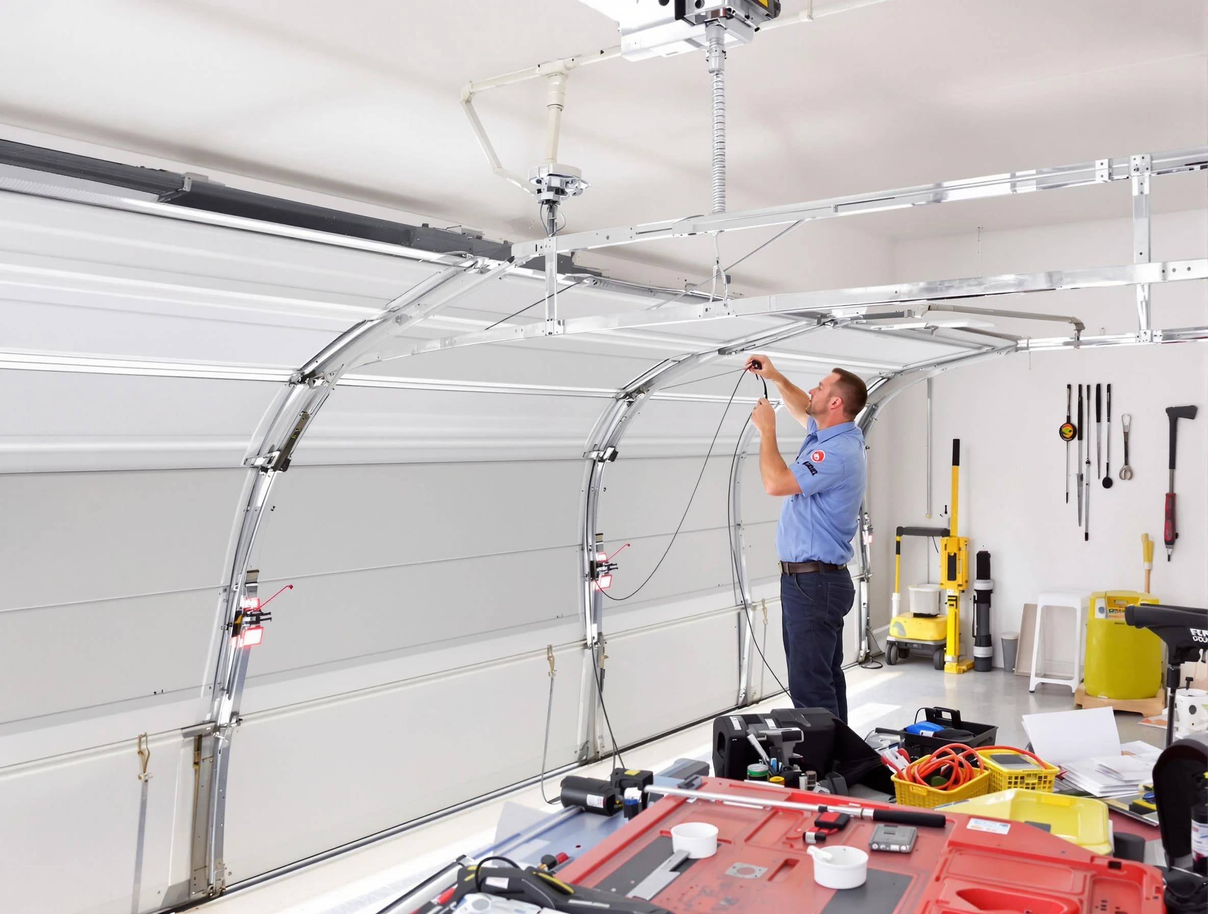 Garage door cable repair service by East Brunswick Garage Door Repair in East Brunswick