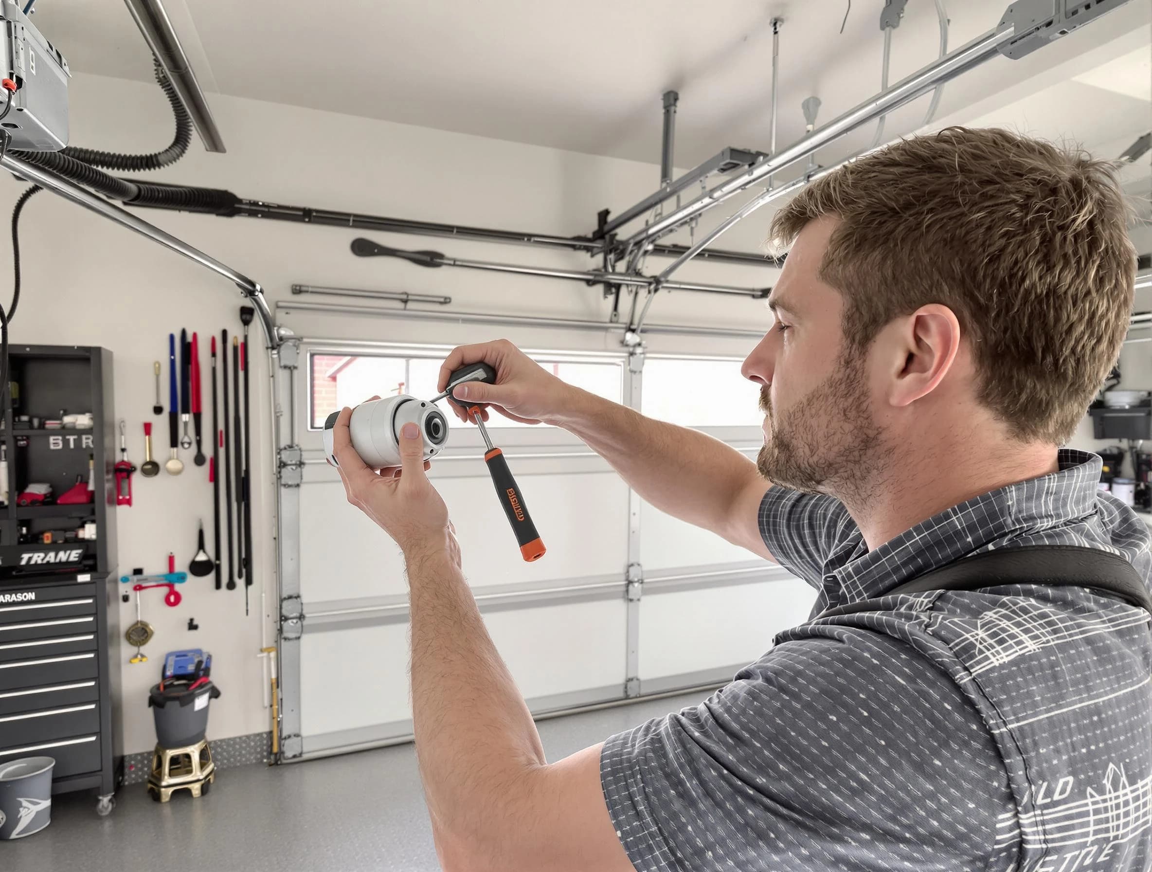 Garage door opener repair service by East Brunswick Garage Door Repair in East Brunswick