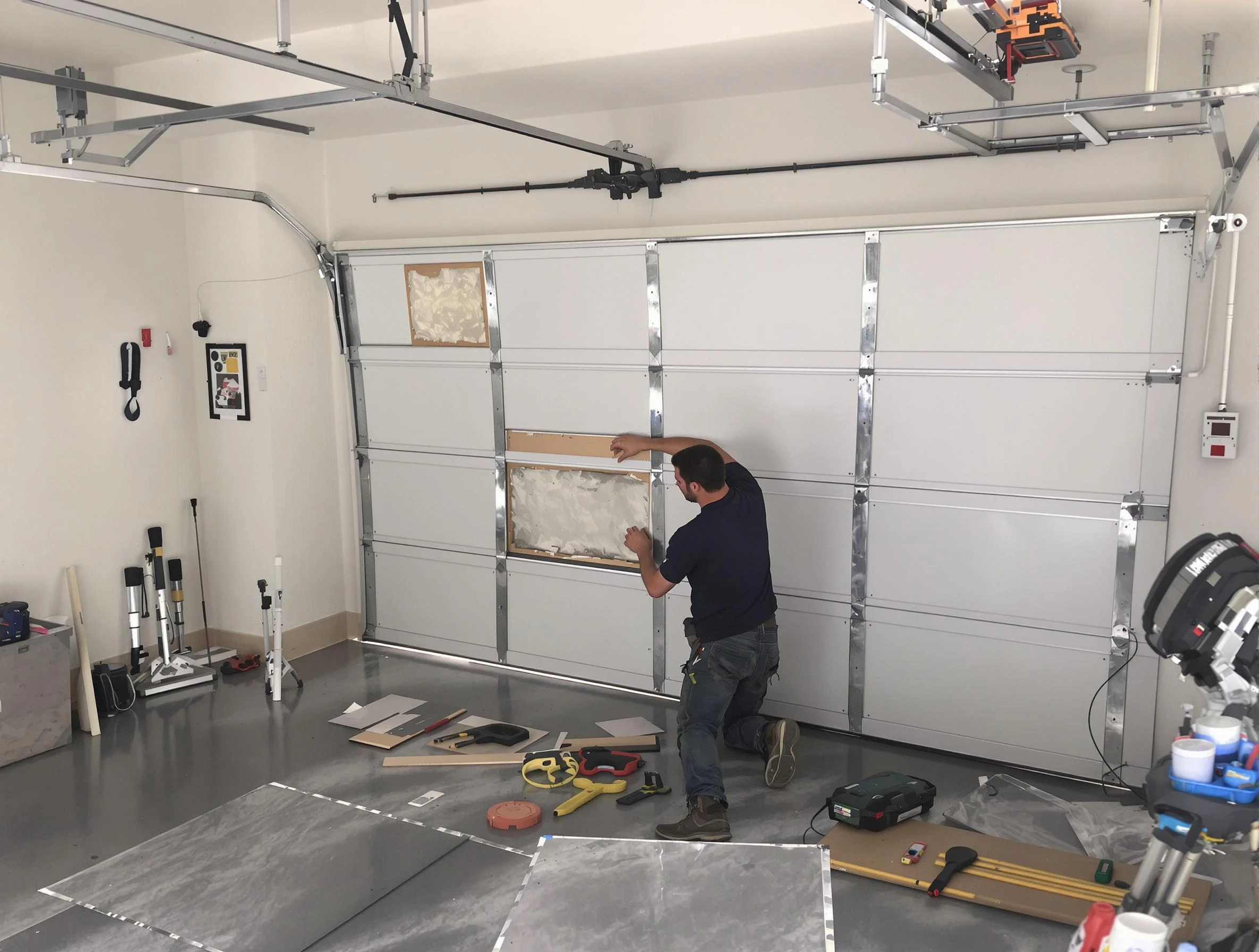 Garage Door Panel Repair in East Brunswick