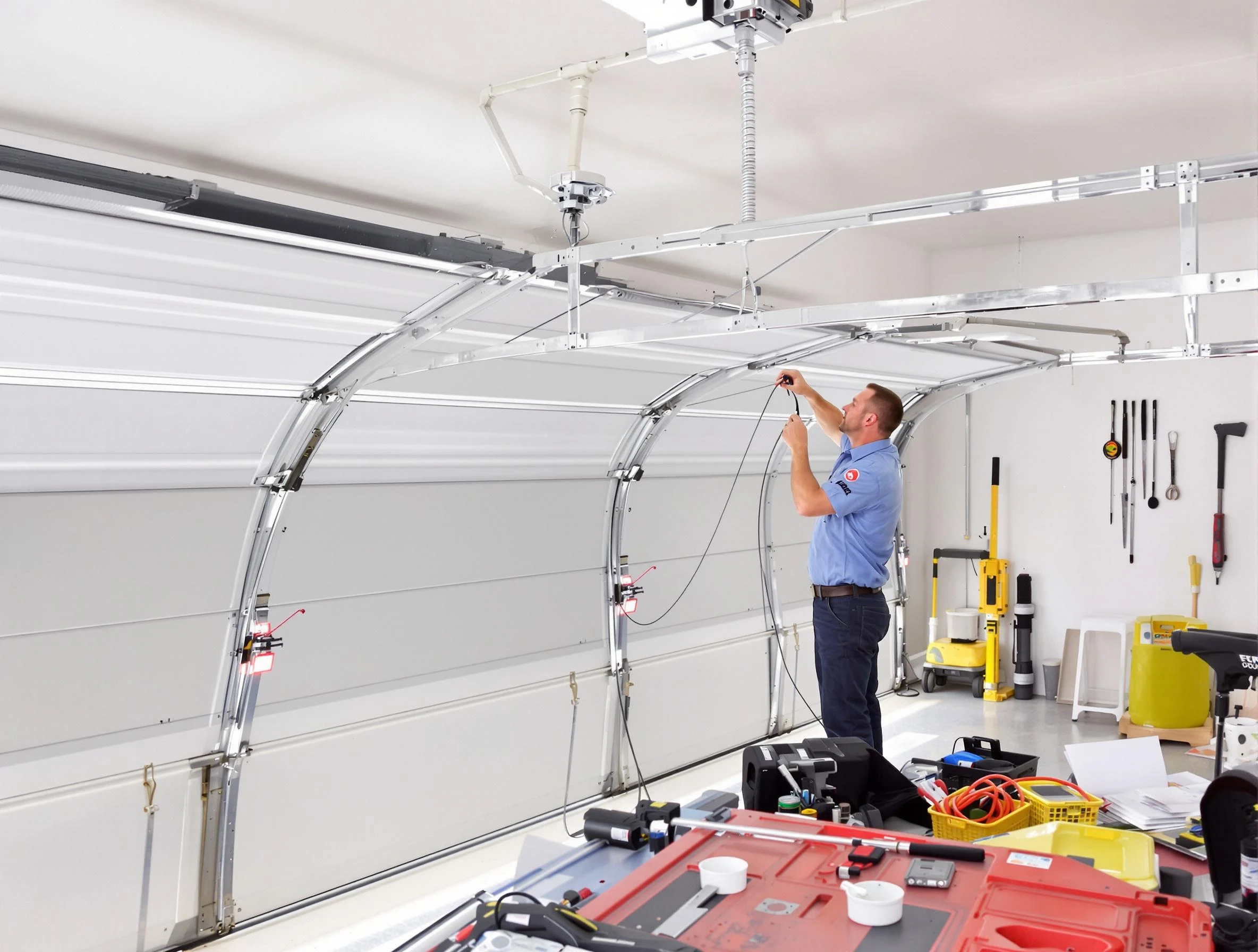 Garage door cable repair service by East Brunswick Garage Door Repair in East Brunswick