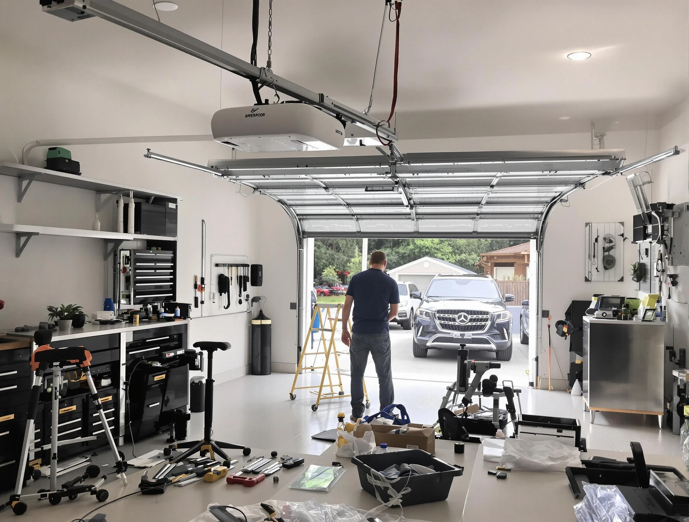 Garage door opener installation by East Brunswick Garage Door Repair in East Brunswick